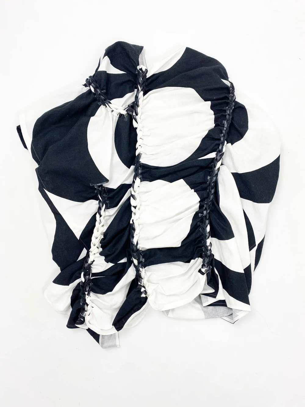 Junya Watanabe x Marimekko S/S 2018 braided bubble top